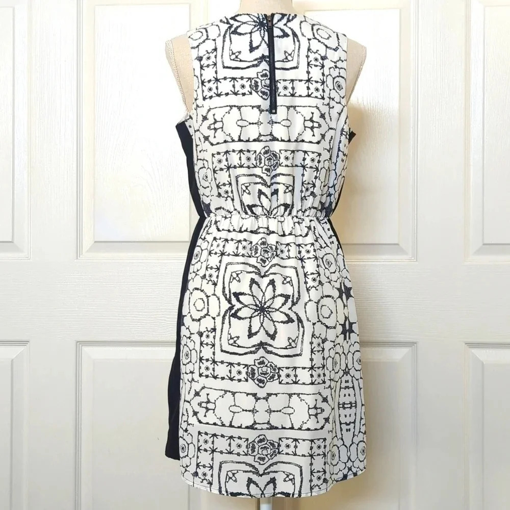 Charming Charlie Black and White Floral Dress - Picture 4 of 5